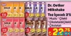 DR. OETKER MİLKSHAKE TOZ İÇECEK 3'LÜ DR. OETKER MİLKSHAKE TOZ İÇECEK 3'LÜ